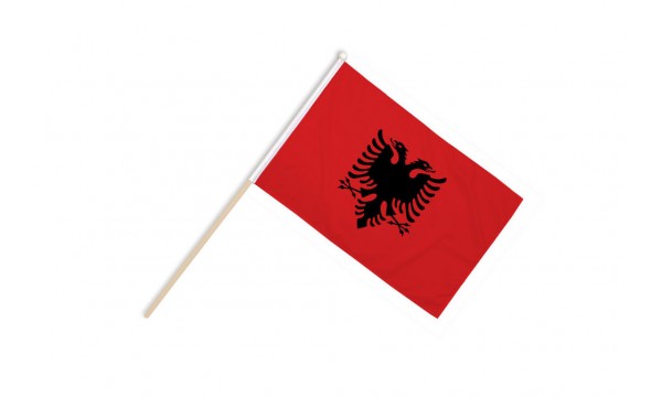Albania Hand Flags